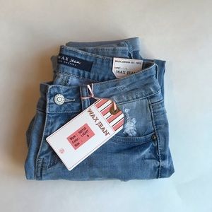 Fashion Nova Wax Jeans size 0